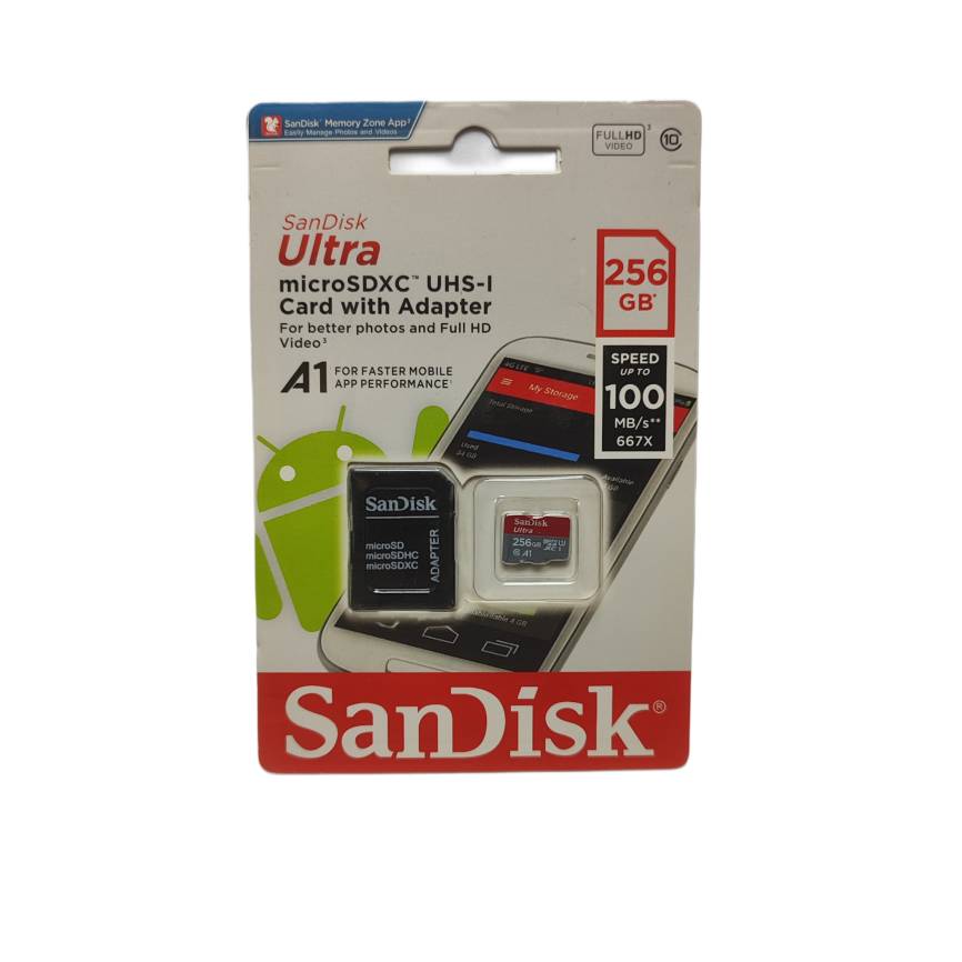 کارت حافظه گوشی و دوربین 256 گیگابایت san disk